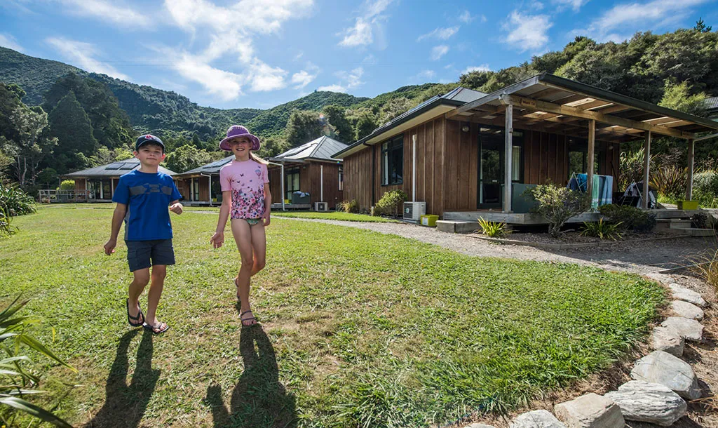 Mistletoe Bay Eco Village wedding venue, Marlborough