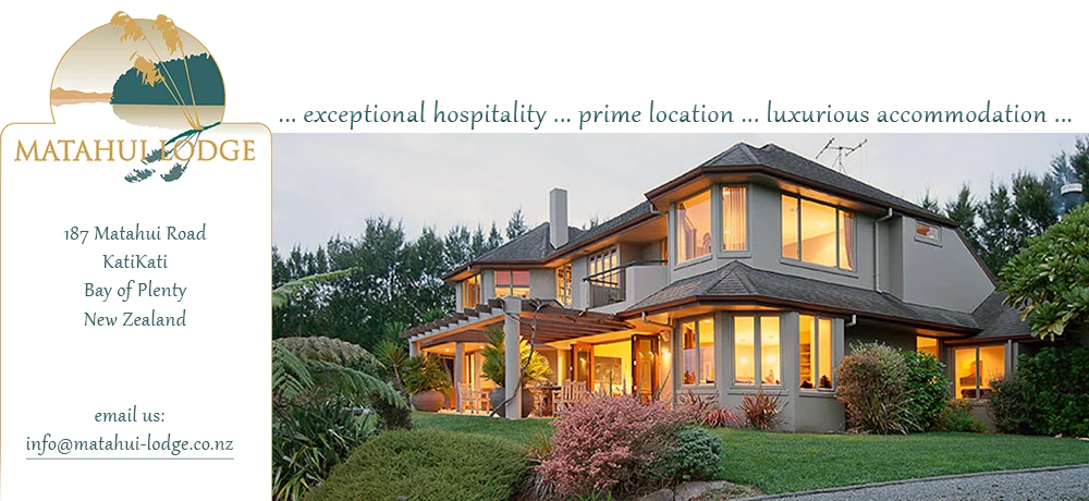 Matahui Lodge wedding venue, Bay of Plenty
