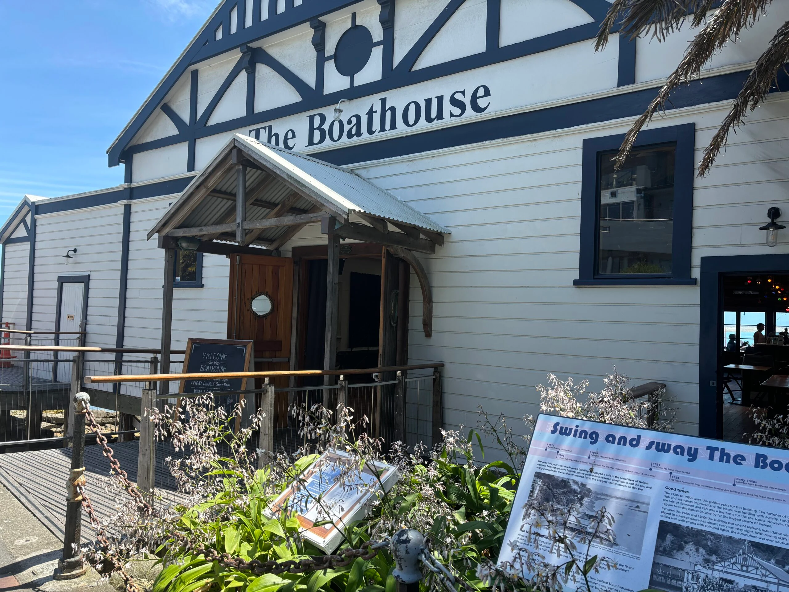 The Boathouse wedding venue, Nelson