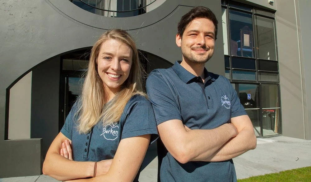 Britteny Bryan and Nicholas Harlow, co-founders of Berkano Foods