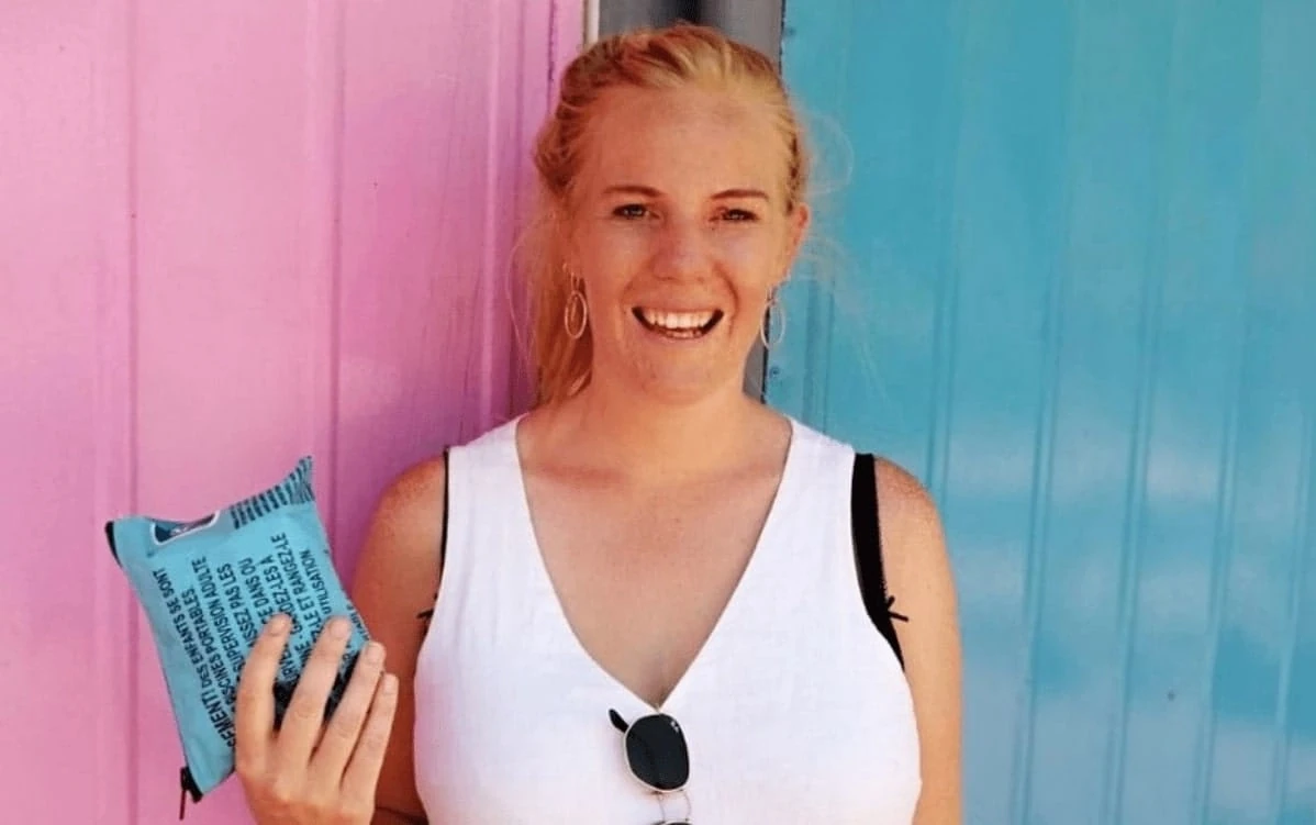 Nina Darrah, founder of I Used To Be upcycled bags