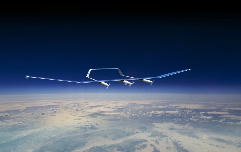 Kea Aerospace Atmos solar-powered aircraft flying in the stratosphere